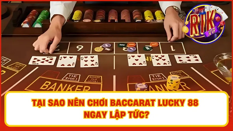 Baccarat Lucky 88 – Bàn Chơi Đẳng Cấp, Tỷ Lệ Hấp Dẫn 1 Luôn đảm bảo an toàn và quyền lợi cho người tham gia
